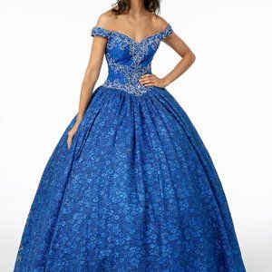 Sweetheart Neckline Glitter Dress GSGL1821